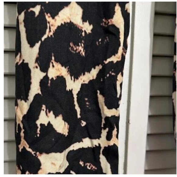 Women's Leopard Print Matching Set – Cami Top & Wide Leg Pants Size: M - Picture 9 of 9